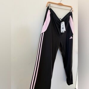 2XLT Pink and black adidas pants